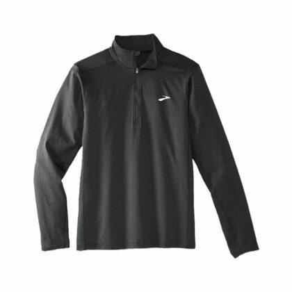 Miesten pitkähihainen paita Brooks Dash 1/2 Zip 2.0 Musta (Koko: S)